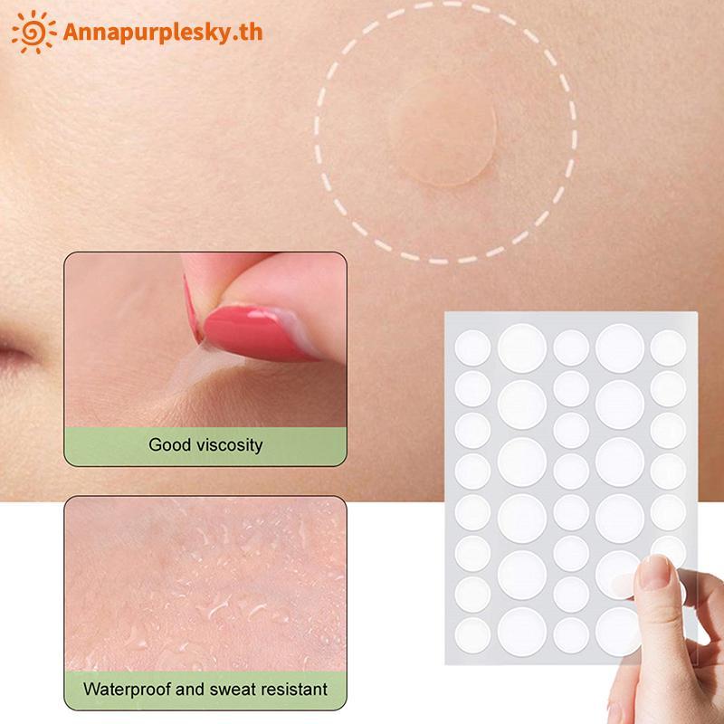 Annapursky 36 ชิ้น/180 ชิ้นรอบโปร่งใสที่มองไม่เห็นสิว Patch Skincare Stier Facial Spot เครื่องมือแต่งหน้า TH