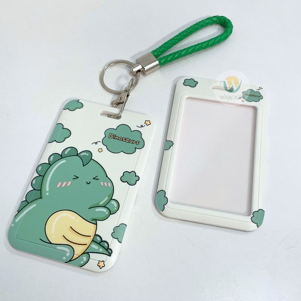 ที่ใส่บัตร ป้ายห้อยบัตรพนักงาน แบบพวงกุญแจ / แบบคล้องคอ ลายการ์ตูน สีสันสดใส เลือกลายได้ พร้อมส่ง!!!