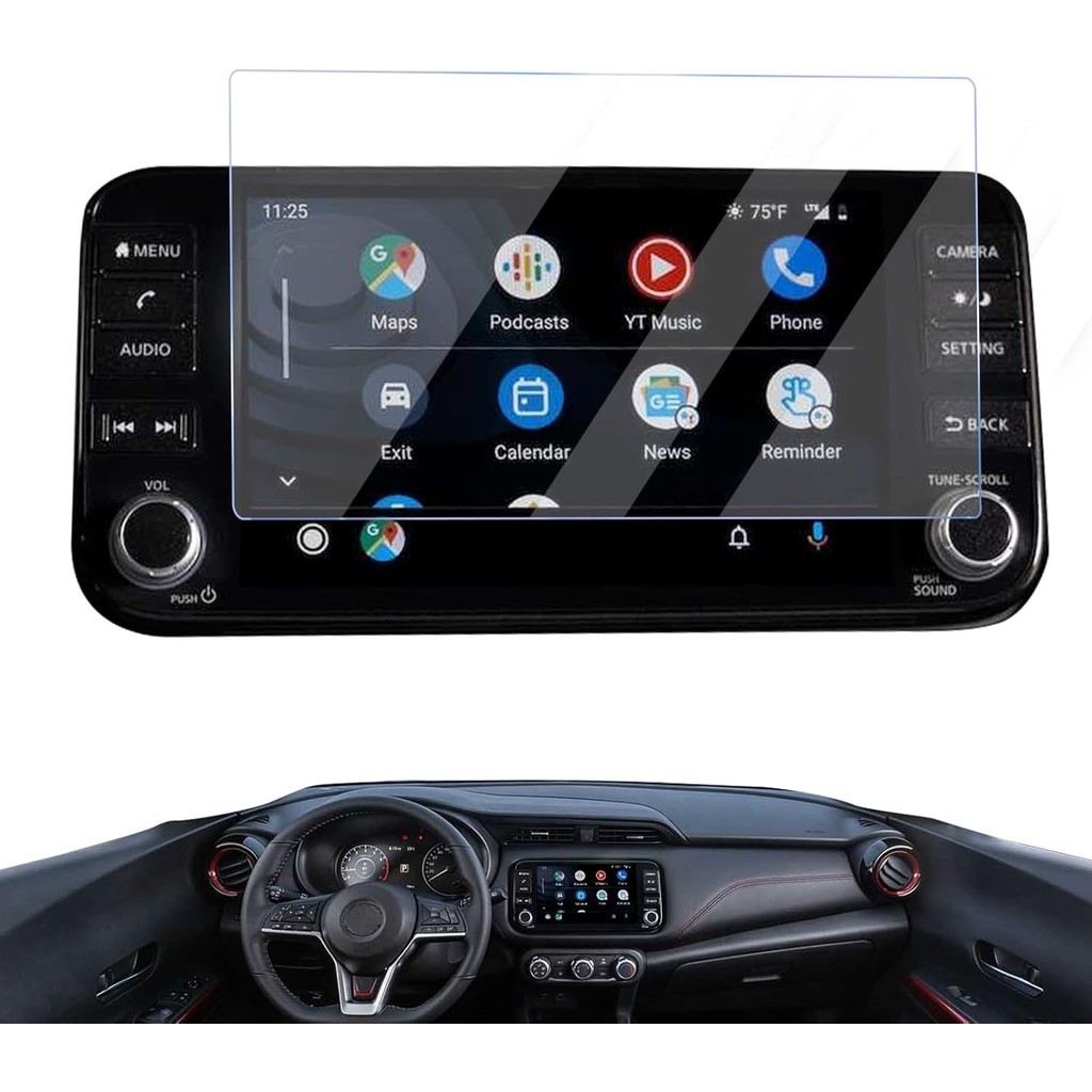 สําหรับ 8-In 2024 Maxima Murano Kicks Versa Screen Protector สําหรับ 2021-2024 Nissan Kicks SV SR 20