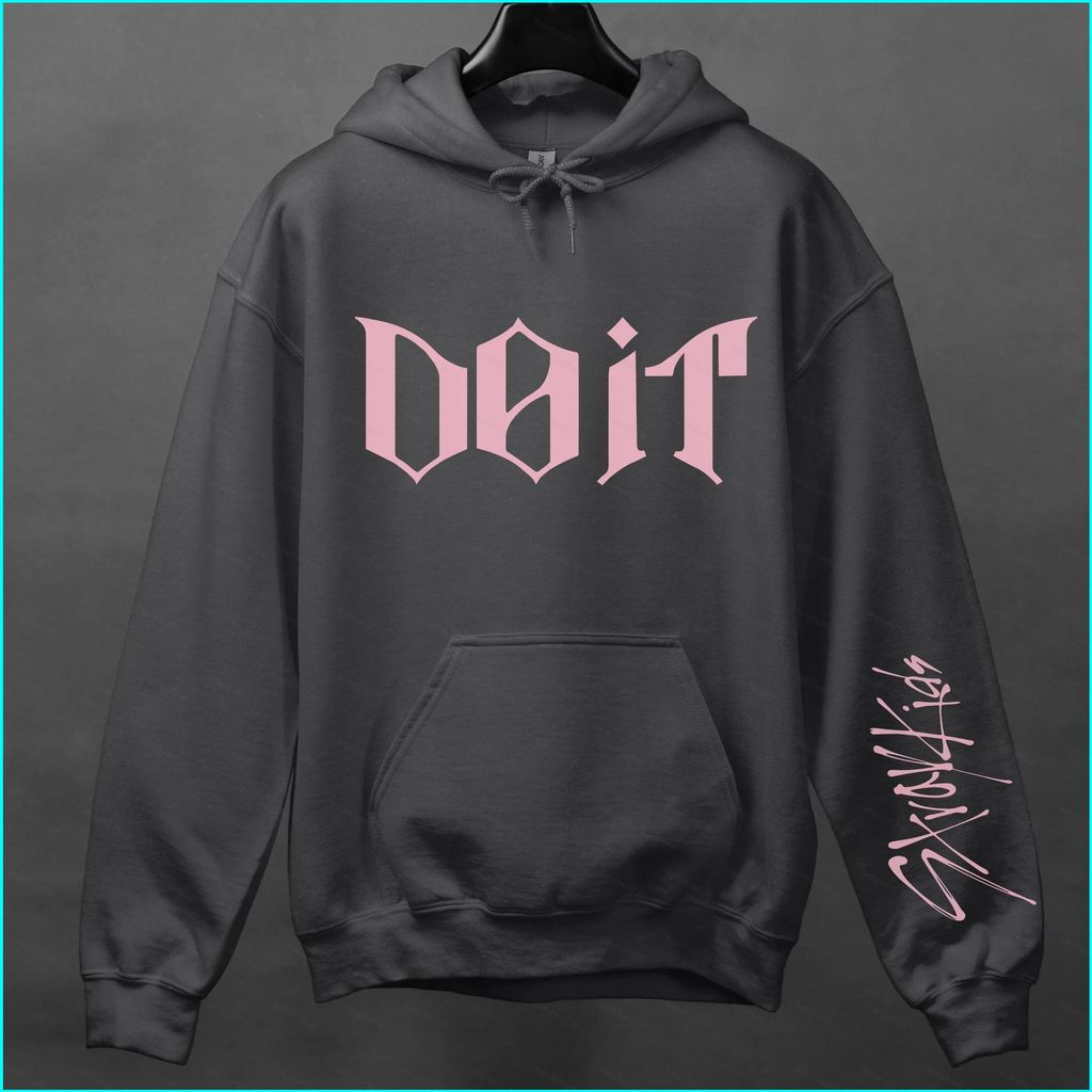 BH2 Stray Kids DO IT KPOP Hwang Hyun-Jin Kim Seung-min Hoodie Sweatshirt Unisex แขนยาว HB2