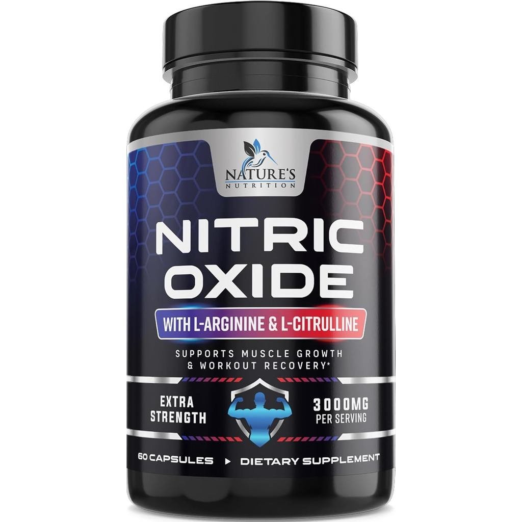 Oxide Booster Extra Strength 3000mg - 3X Strength L-Arginine & Citruline, อาหารเสริมไนตริกออกไซด์ที่