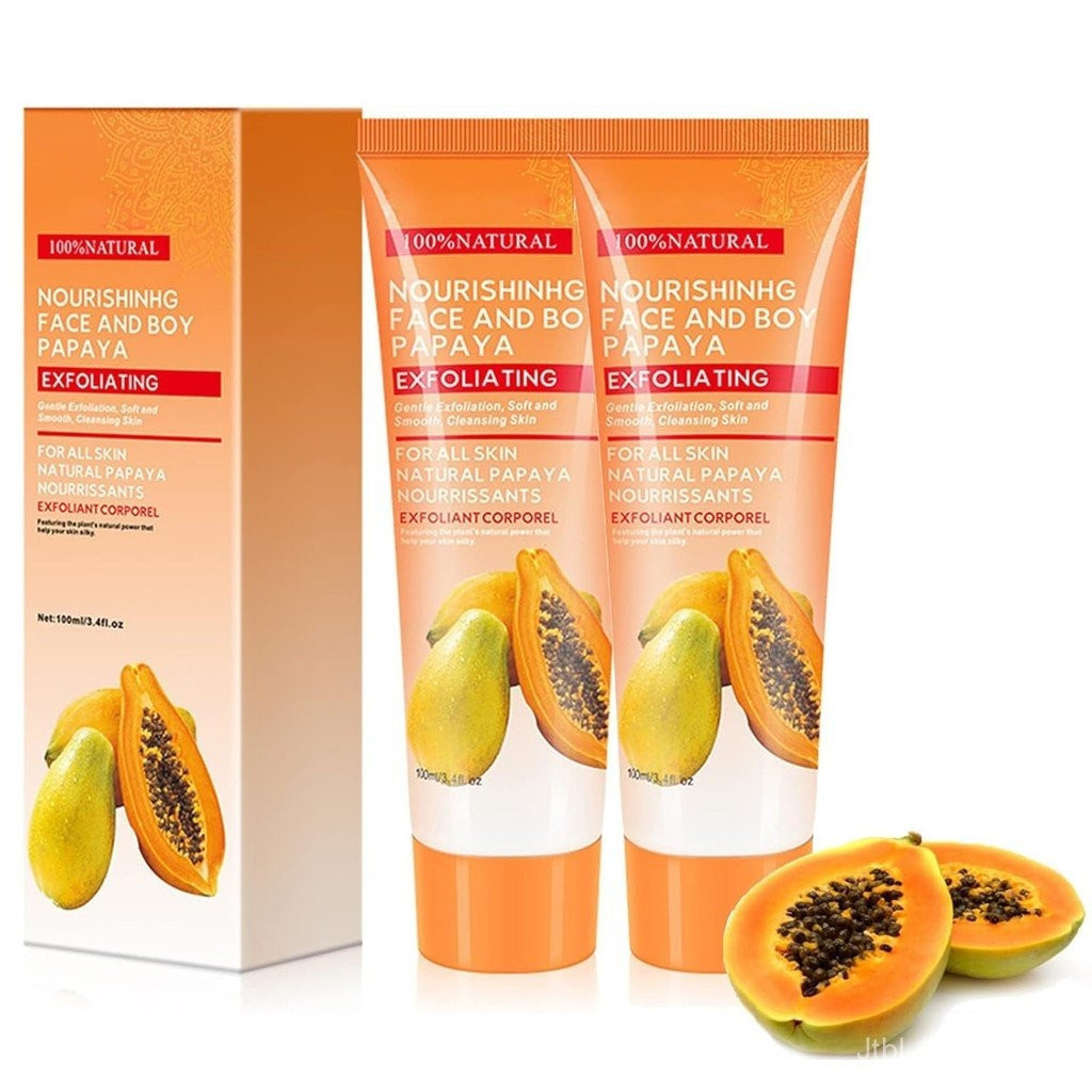 Papaya Essence Brightening Exfoliating Peeling Gel, Papayas Essence Peeling Cleanser, Exfoliating Fa