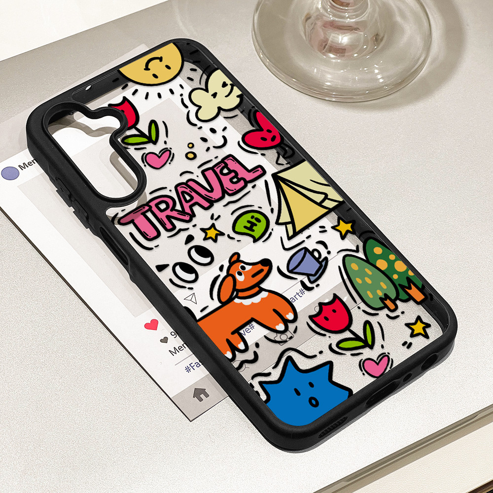 เคสโทรศัพท์ For Samsung A56 A55 S24 S25 Ultra Case Samsung A17 A07 S23 A36 A06 A16 A05S A54 A35 A15 S26 Ultra อะคริลิก - รูปที่ 2