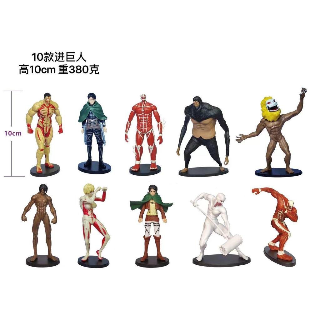 Levi Giant Model Attack on Titan Mikasa 10 Captain Allens Garage Figure Giant JC7W