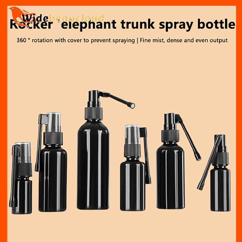 Widebeaucloud 10 Ml-100 Ml เปล่า PET Nasal Bottles Pump er Mist Nose Refillable Small Rotation Mist 