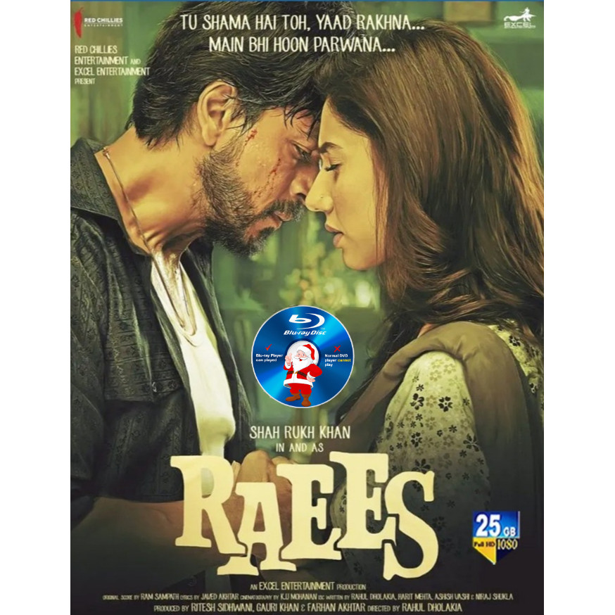 HINFI-BLURAY Raes 2017 . Action/Crime Shah Rukh Khan / Mahira Khan