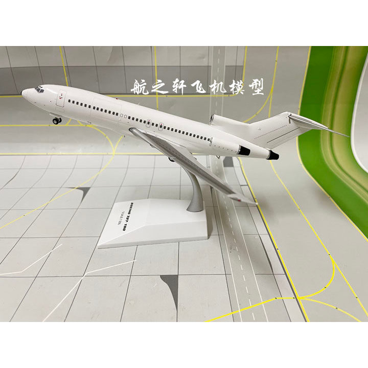 JC Wings BK1033 1: 200 B727-100 เครื่องบินโลหะผสมโทรศัพท์สีขาวรุ่น