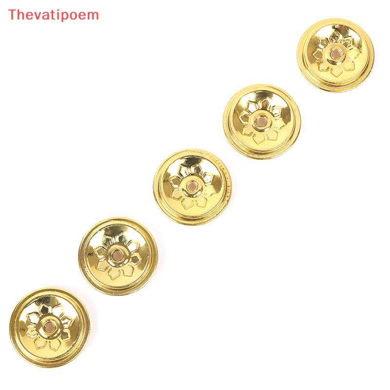 [Thevatipoem] 5 ชิ้นโคมไฟ Wick ที่นั่ง Wick อุปกรณ์เสริม Diy โคมไฟน้ํามัน Wick Holder Wick Float HOT