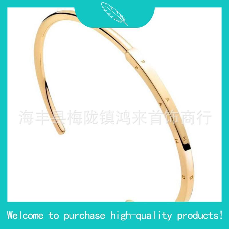 Harmenstone - กำไลข้อมือพระแม่ลักษมี สลักยันต์ - The Lakshmi Cuff I Pink Gold