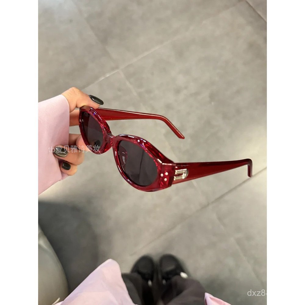 แว่นกันแดดนัยน์ตาเหมียว สไตล์ Zhang Ruonan สำหรับผู้หญิง พร้อมฟังก์ชัน UV Protection