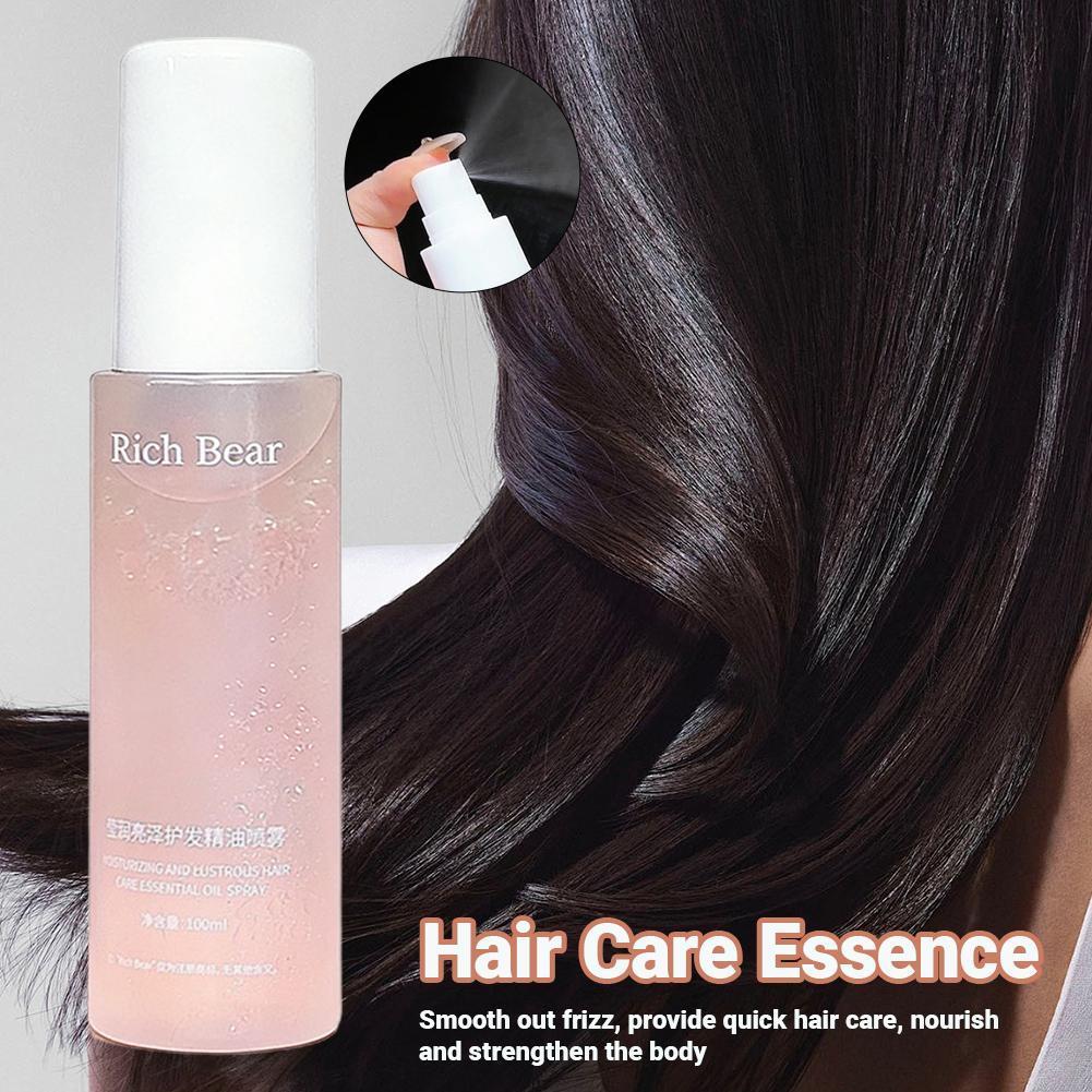 Hydrating Shine Hair Oil Spray จัดแต่งทรงผม Primer Volumizing Water Volumizing Lotion Hair Setting S