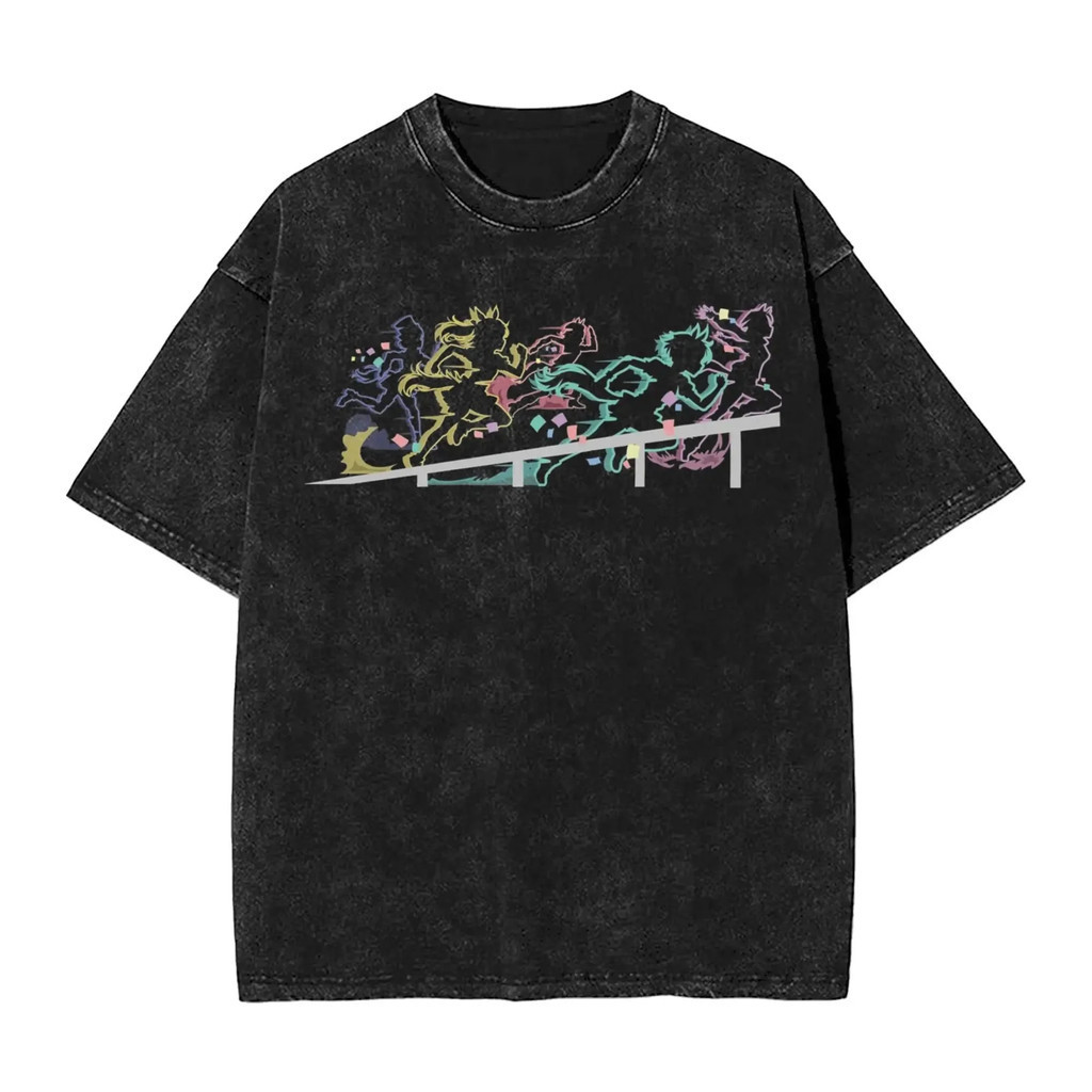 ท็อปส์ซูเสื้อยืดกราฟิกพิมพ์ย้อนยุค Pretty Derby Uma Musume สำหรับผู้ชายและผู้หญิง ผ้าฝ้าย สตรีทแวร์ฮาราจูกุ ฮิปฮอป เสื้อ - รูปที่ 5