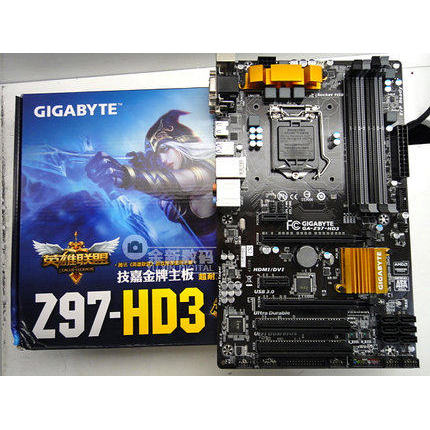 Gigabyte/Gigabyte Z97-HD3 Z97-D3H เมนบอร์ดอินเทอร์เฟซ HDMI Display บอร์ดขนาดใหญ่