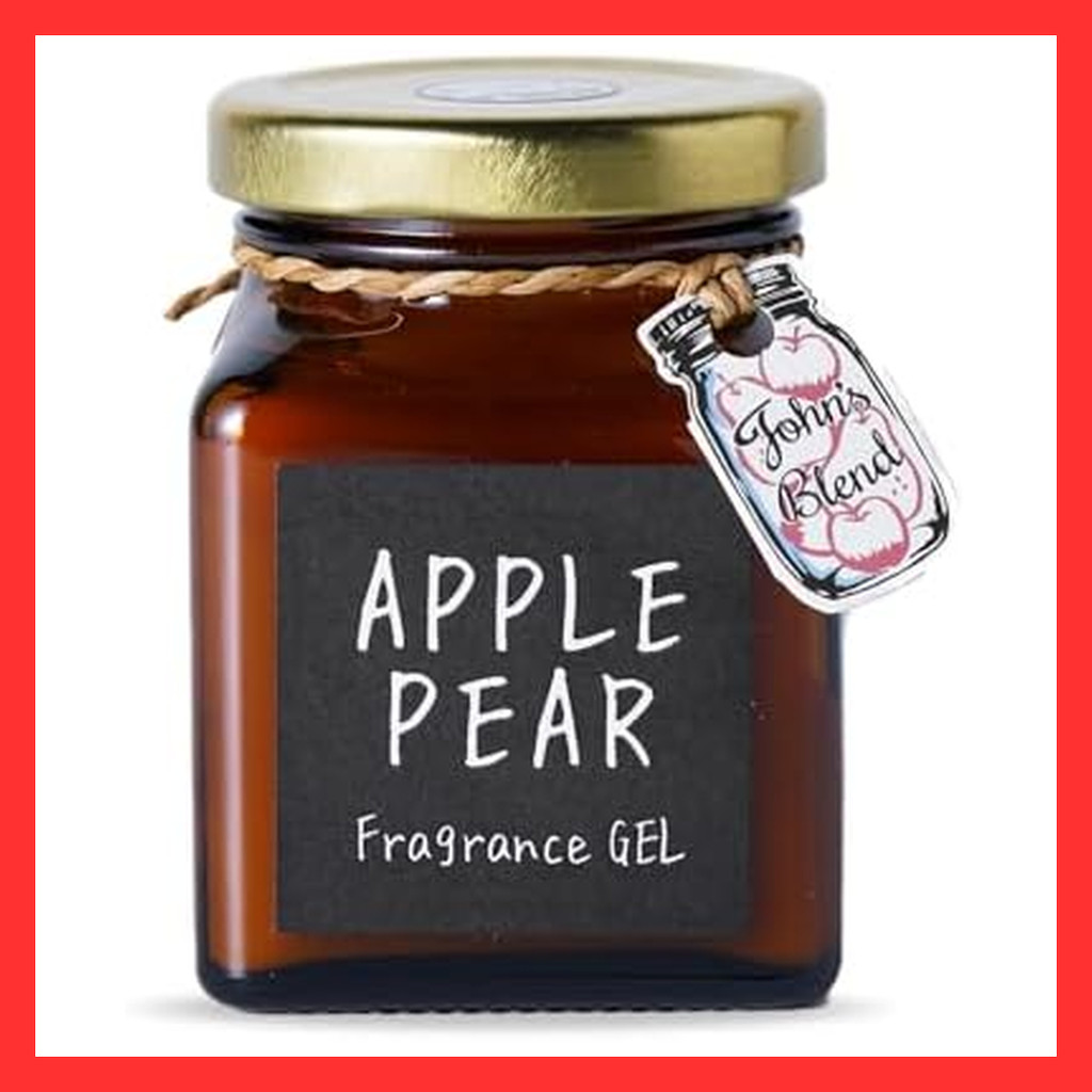 John's Blend Air Freshener Apple Pear Fragrance Gel Approximately 4 weeks' worth  Direct from Japan
