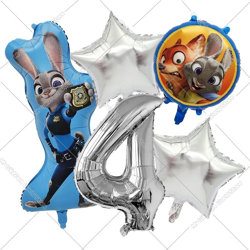 Zootopia ชุดบอลลูน Judy อุปกรณ์งานเลี้ยงวันเกิดบอลลูนดิจิตอลการ์ตูนบอลลูนอลูมิเนียมฟอยล์บอลลูนการ์ตูนตกแต่งงานเลี้ยงวันเกิด ราคา ถูกที่สุด ดีลบีเคเค แกลเลอรีภาพที่ 8