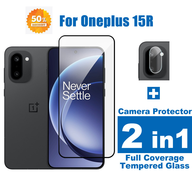2 in 1 สําหรับ OnePlus 15R 15 13 13S 13R 13T 12R Ace 6 6T 5 Ultra Pro Racing 3 Pro 3 3V HD 9H กระจกน