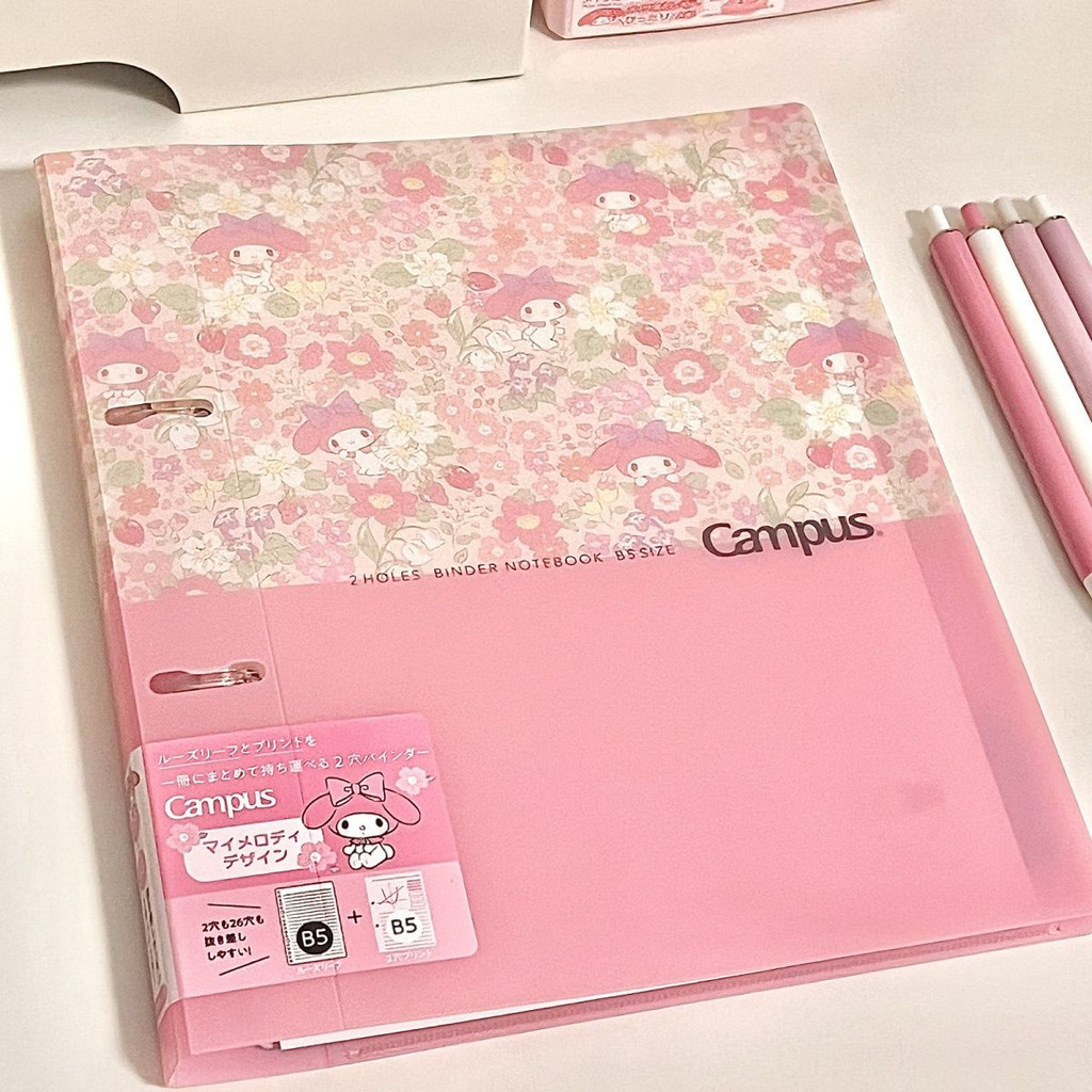 Sanrio Co-Branded Campus Loose-Leaf Book B5 Detachable Folder Clearance Student Notebook