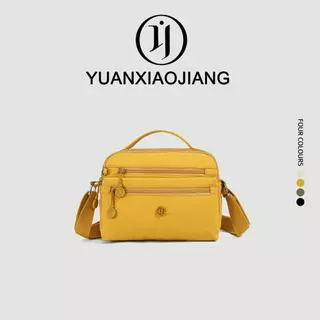 YUANXIAOJIANG กระเป๋าผู้หญิง หลายช่องซิป ความจุมาก ทรงสวย ใช้งานได้ทุกวัน มี 4 สีให้เลือก