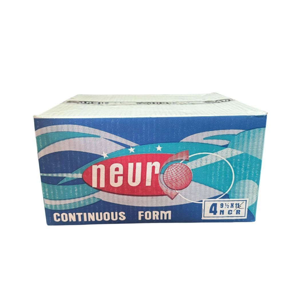Neuro Continuous Form NCR Color 9.5 นิ้ว x 11 นิ้ว K4/2. กระดาษคอมพิวเตอร์ / กระดาษต่อเนื่องจากสี 4 