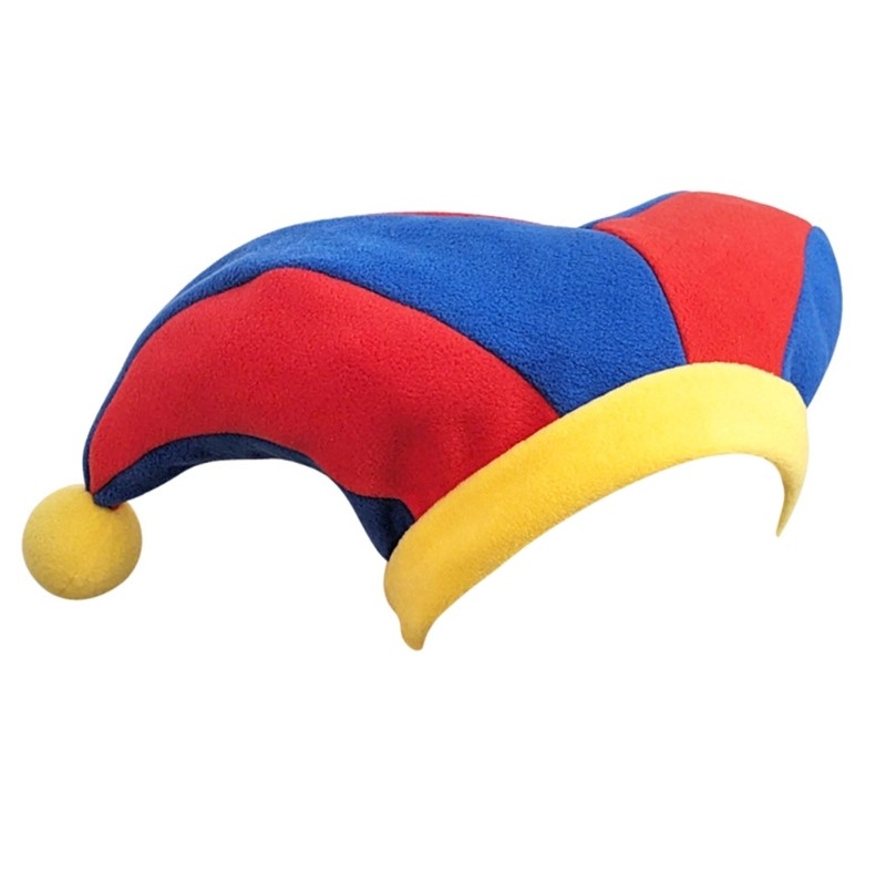 Yao Mardi Gras Jester Hat หมวกตัวตลก Jester เครื่องแต่งกายอุปกรณ์เสริมเครื่องแต่งกายฮาโลวีน