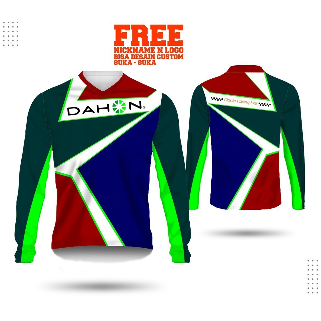 เสื้อจักรยานพับ dahon b เสื้อจักรยานพับแขนยาว