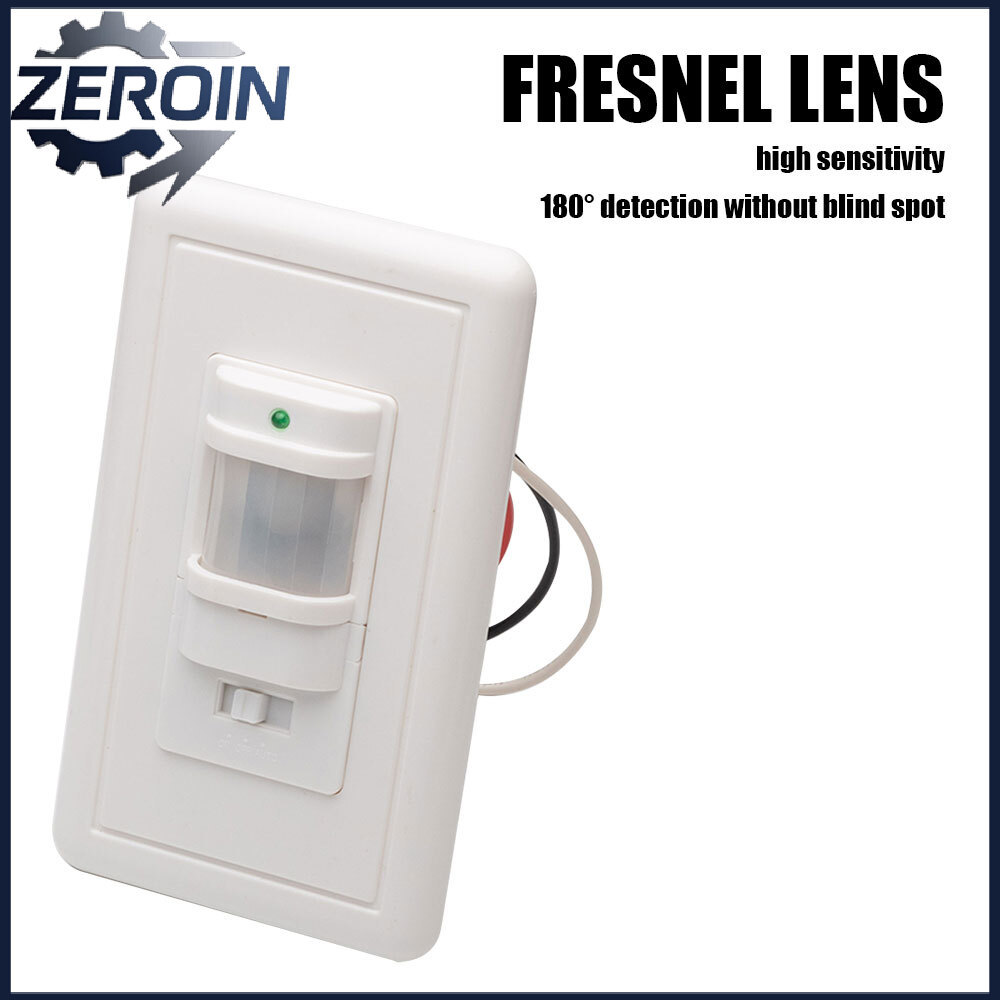 สวิตช์เซ็นเซอร์อินฟราเรดร่างกายมนุษย์ AC 100-240V PIR Motion Sensor Switch 180° 6-9ม เซ็นเซอร์ร่างกายมนุษย์อัจฉริยะอินฟราเรดแบบฝัง