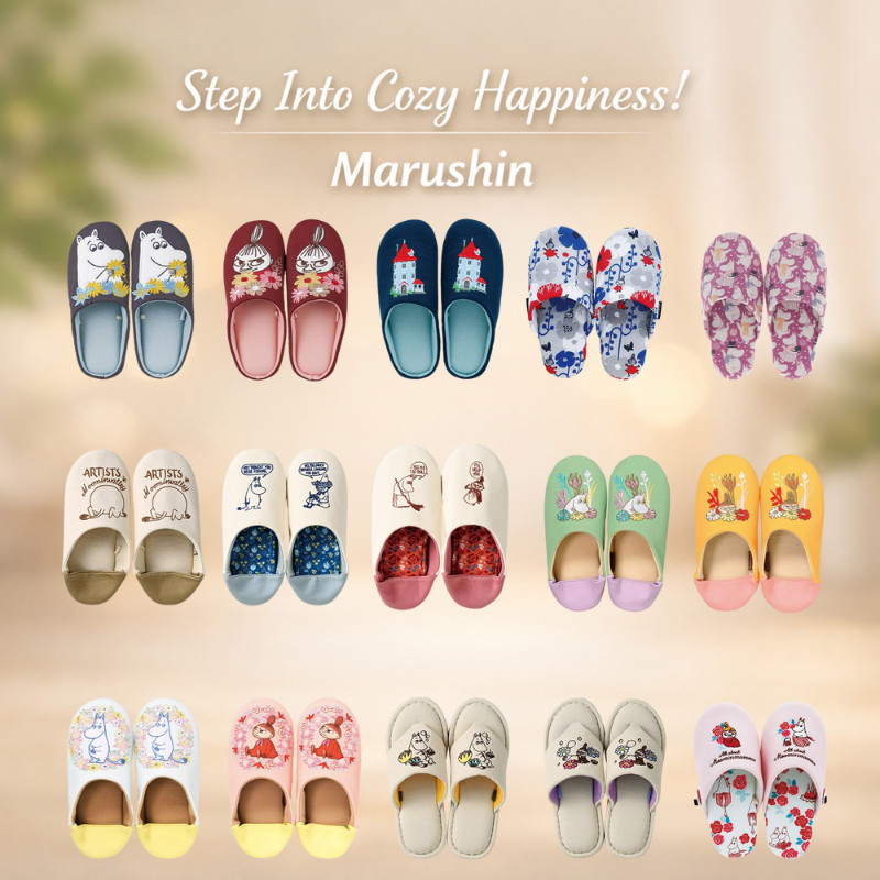 Moomin Character Room Shoes and Slippers Collection