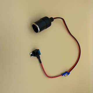 ฟิวส์แท็ปMicro พร้อมเบ้าบุหรี่รถยนต์ตัวเมีย สำหรับต่อกล้องติ…