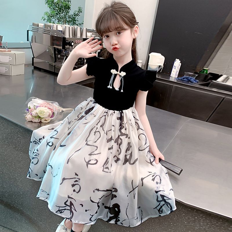 เกาหลีเกาหลี2026สาวชุดฤดูร้อนชุด2025สไตล์ใหม่แฟชั่นเด็กสไตล์จีนHanfuใหม่สไตล์จีนฤดูร้อนSuper Fairyชุ