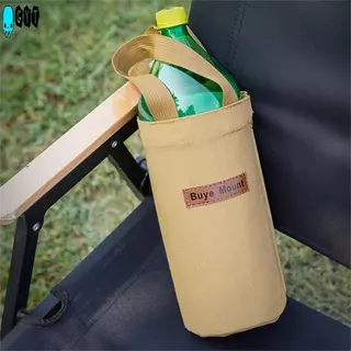 ผ้าใบที่วางแก้วกระเป๋าแบบพกพา Tote สําหรับกระติกน้ําร้อนขวดน้ําร่ม Universal อุปกรณ์เสริมกลางแจ้ง