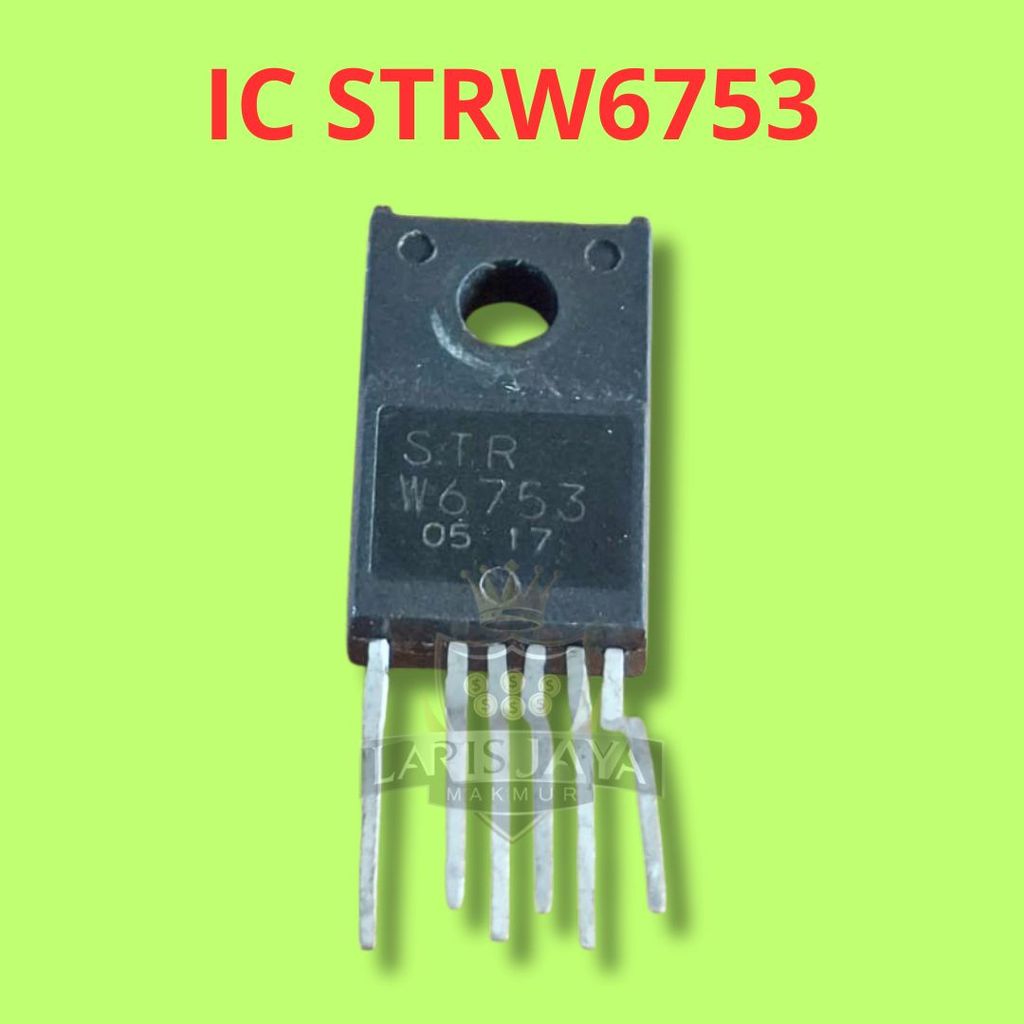 IC STRW6753 STR W6753 SMPS PWM Regulator Quasi Resonant TV PSU พร้อมใช้งาน