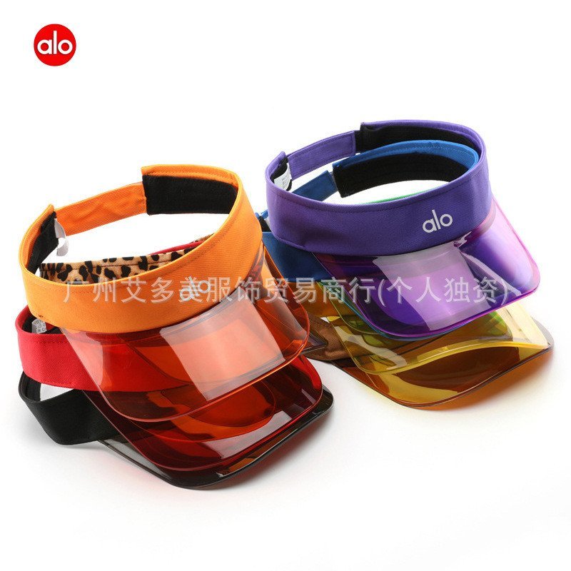 alo Yoga Sun Visor Hat for Women, Sun Protection, Sunshade, Open Top Sun Hat for Outdoor Sports, Uni