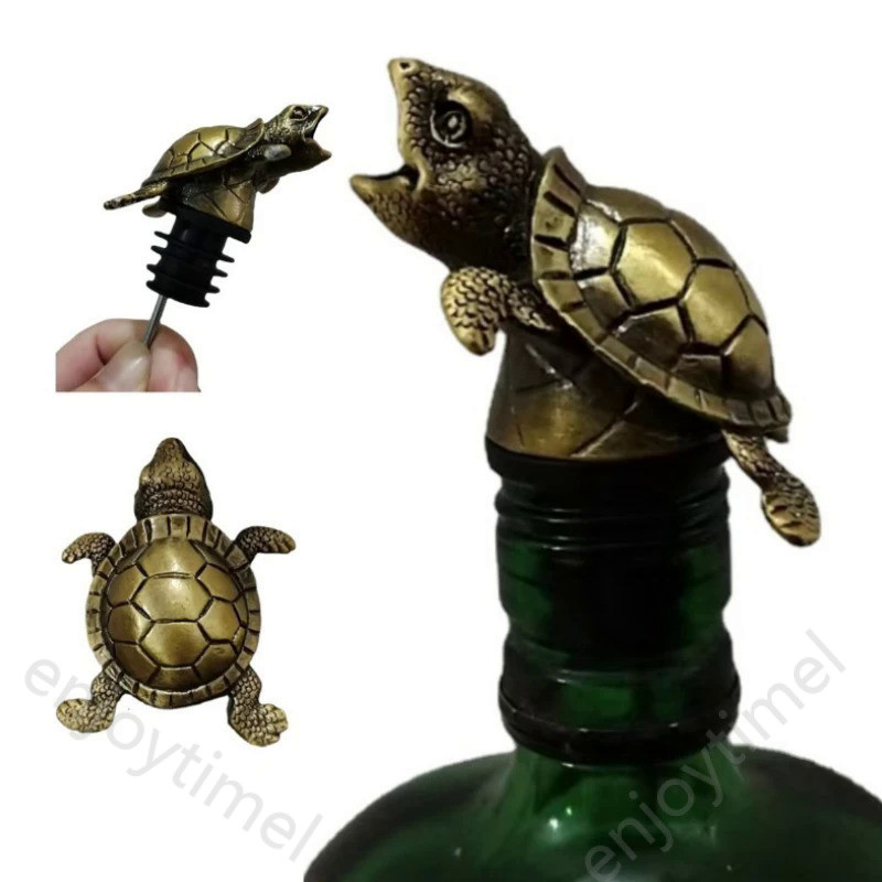 คุณภาพสูง Divine Beast Turtle Shape Wine Mouth Family Bar ร้านอาหาร Universal Type Pour Spouts ของขวัญทํามือ