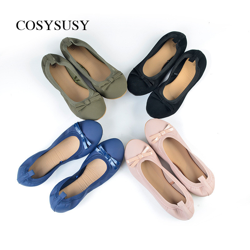 [GC] Nubuck Egg Roll Shoes Women Round Toe Soft Sole Curved Shoes CO66