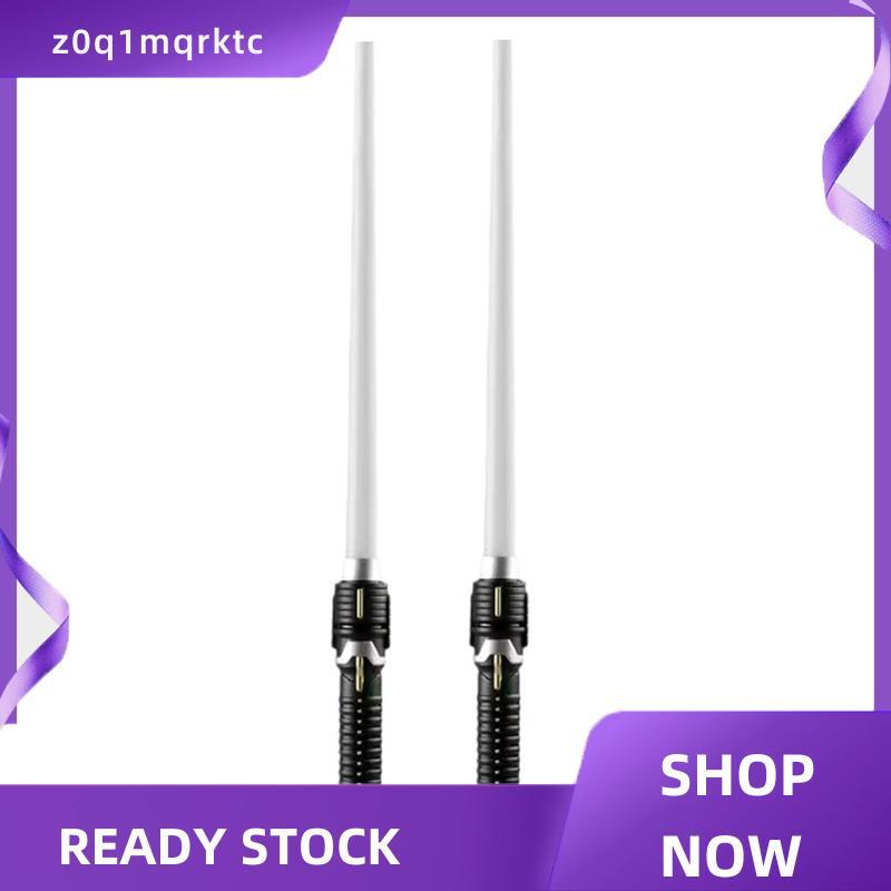 z0q1mqrktc 2 Pack Retractable Light Saber LED Mini Lightsaber สําหรับสีฟ้าสีแดง Dueling Lightsaber F