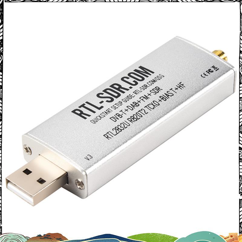 ระบบสื่อสาร Super RTL SDR V3 R820T2 RTL2832U 1PPM TCXO SMA RTLSDR