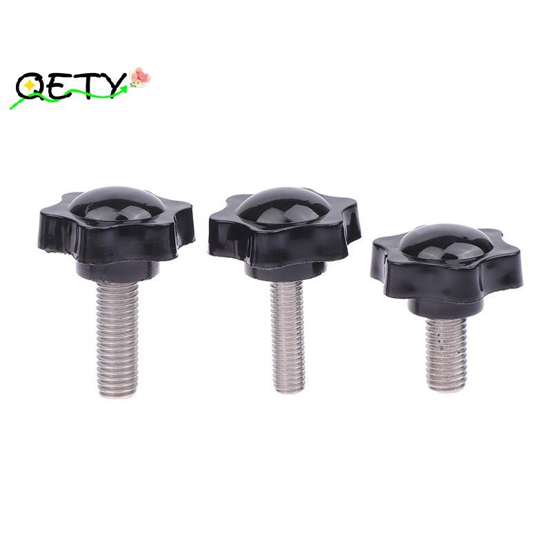 [qetyellow] อุปกรณ์อุตสาหกรรม 2 ชิ้น M6 M8 M10 38 # ด้าย Star Shaped Clamping Bolt Knob Bakelite พลา