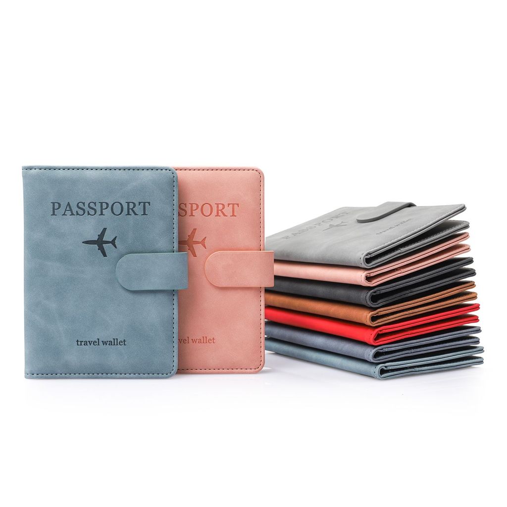 Hot Sale#Passport Bag Multifunctional Passport Protective Cover Document Bag Travel Passport Card Ba