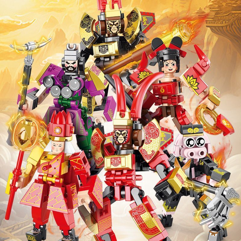 New Product#[Exquisite Character]Compatible with LEGO Lele Brothers Journey to the West Series Build