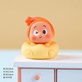 8PCS Fortune Star ขนมปังเด็กอาหารเรซิ่น Charms สําหรับ DIY (7-303)888