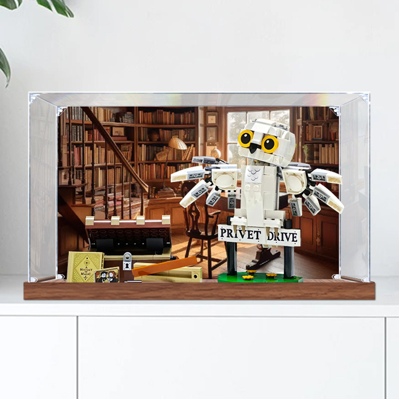 [กล่องแสดงอะคริลิก] กล่องแสดงอะคริลิคเหมาะสําหรับ เลโก้ 76425 ถนนอิ่มตัวหญิงหมายเลข 4 ไฮด์เว่ย รูปกล