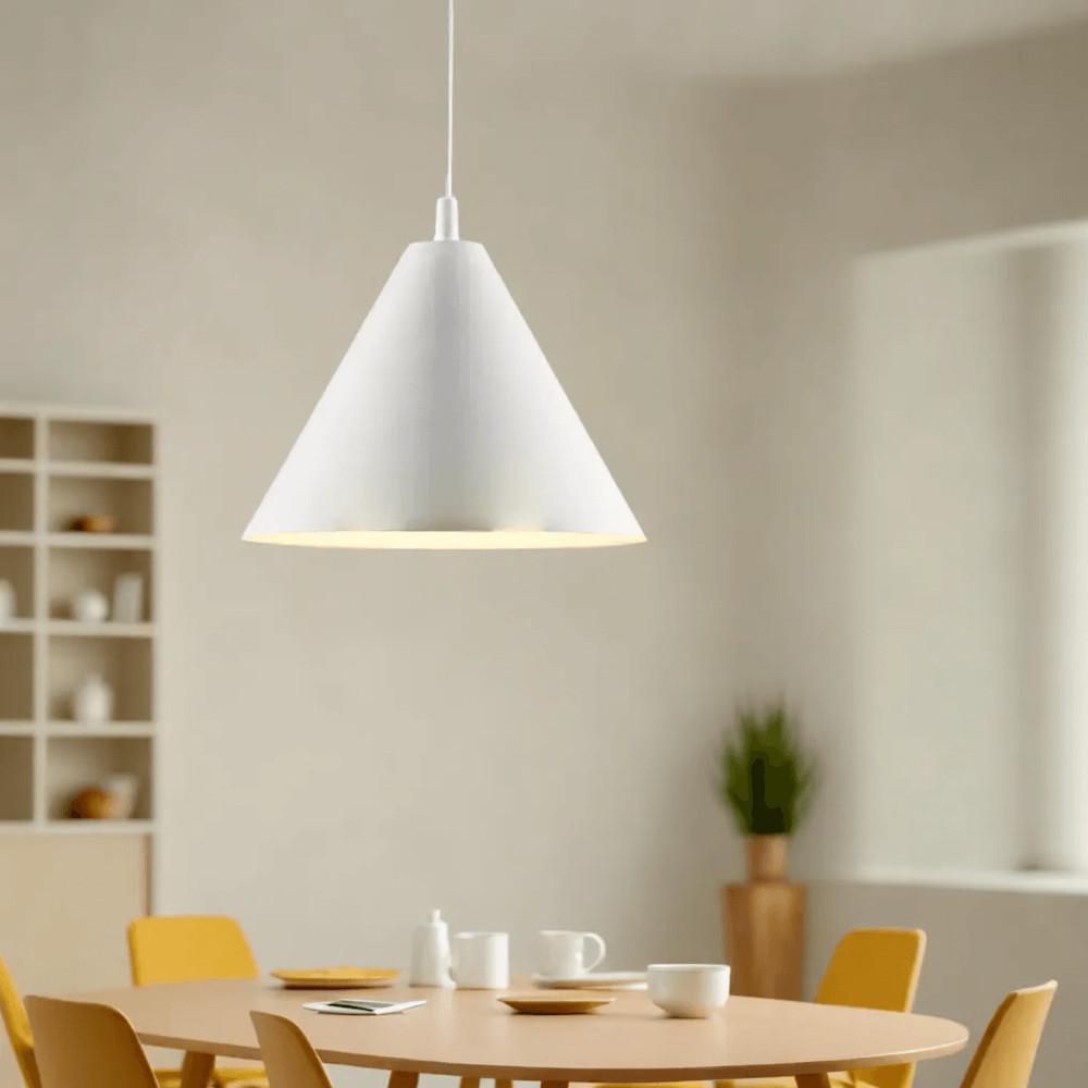 The Magnet EILON โคมไฟแขวนเพดาน ขั้วE27 รุ่น CDD2023-819 สีขาว
