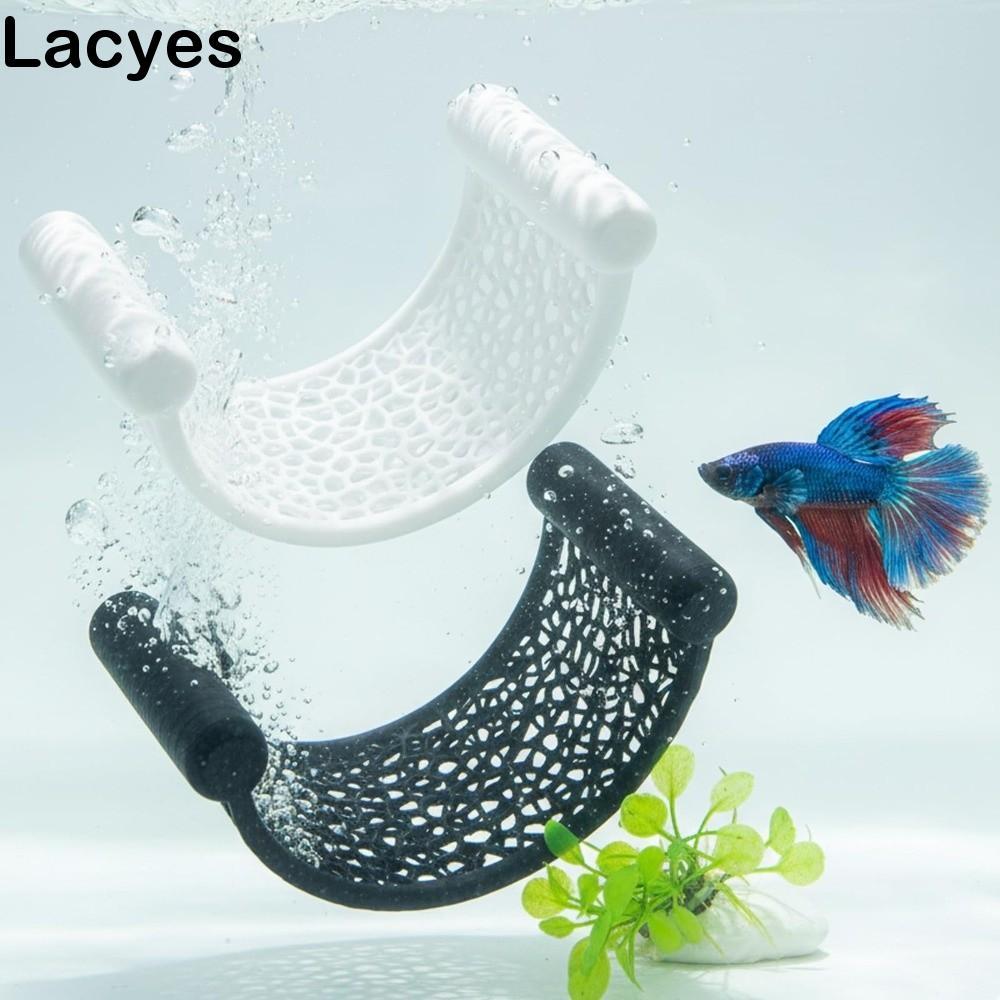 LACYES Betta Fish Hammock, 3D การพิมพ์พลาสติกลอย Fish Hammock, อุปกรณ์ปลา Hideout อเนกประสงค์สะดวกที่พักพิงปลาสําหรับส่วนที่เหลือนอนเล่น