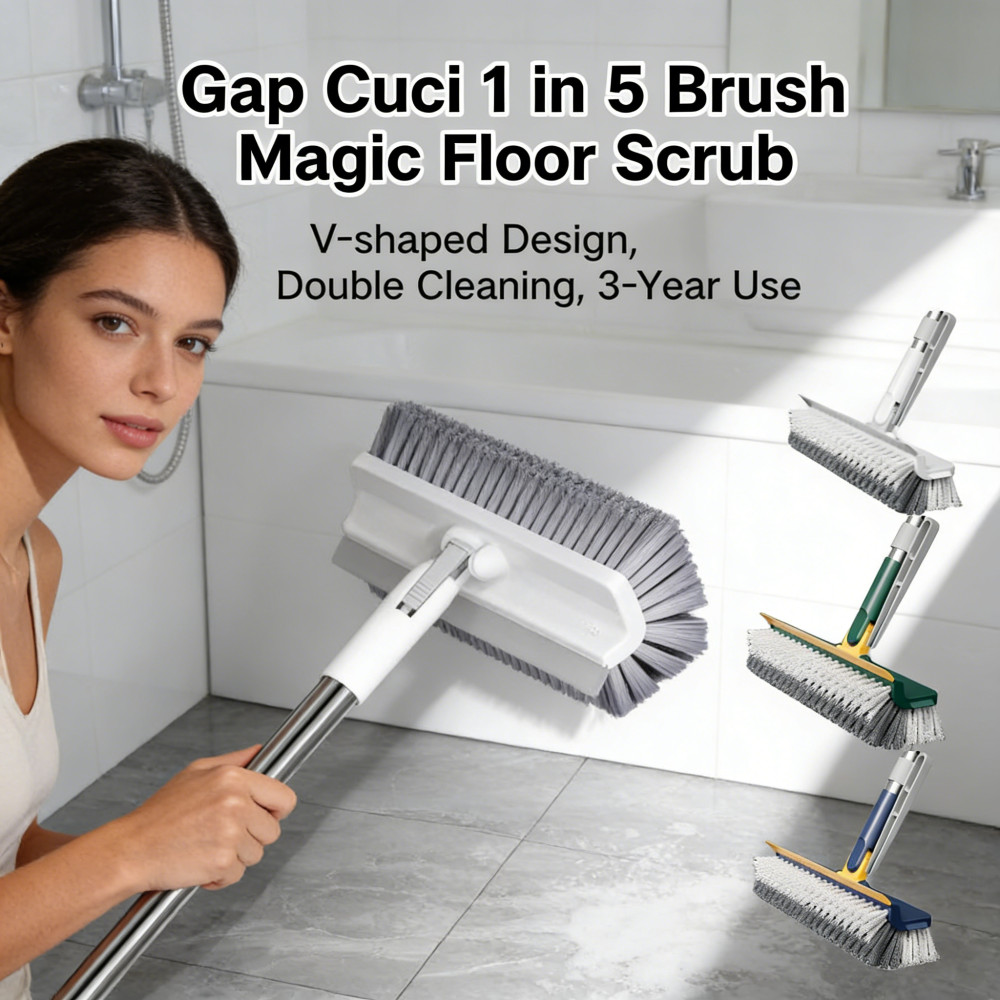 สครับ เมจิก Gap 1 in 5 Cuci Floor Bathroom