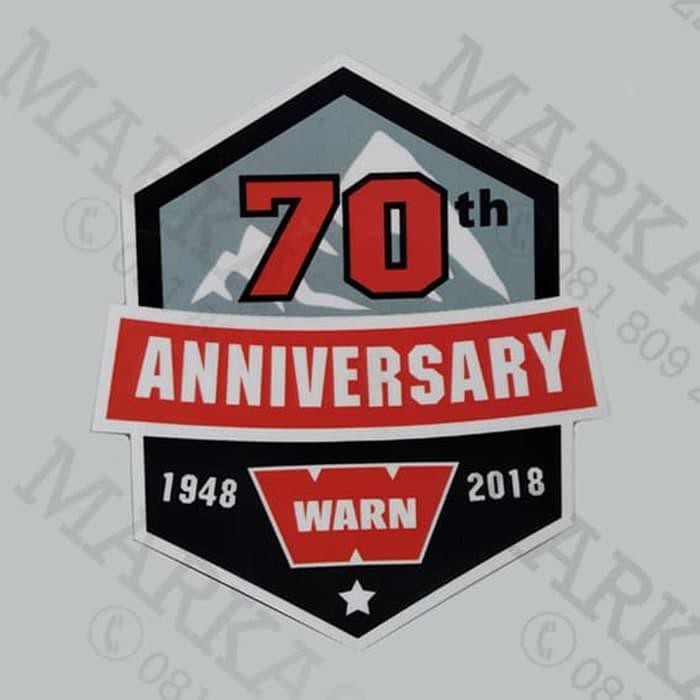 กันชนสติ๊กเกอร์ Winch Warn 70th Anniversary