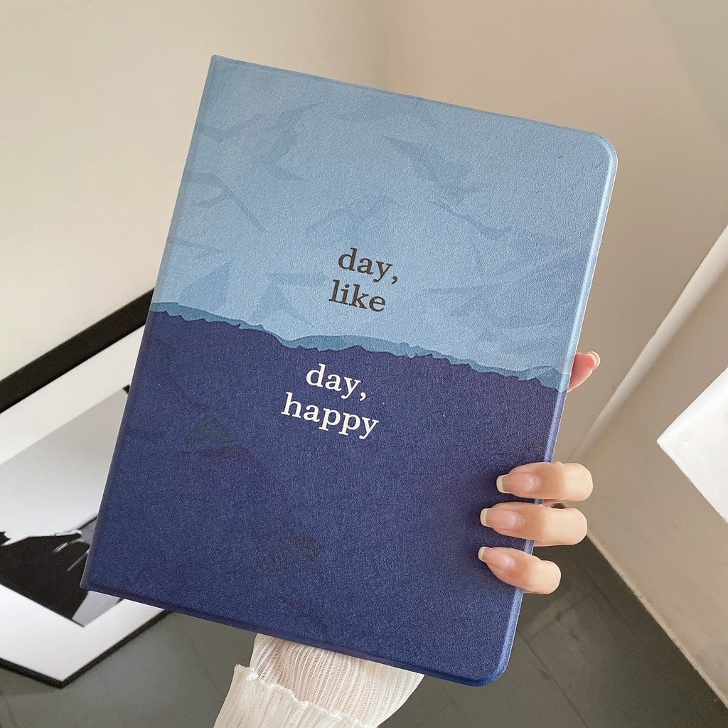 🌼ออกให้ 24 ชม🌼 เคส For iPad Air7/6 pro13 Air5 Air7 13 Day like happy For iPad gen11 Pro12.9 Case gen6 Gen9 10