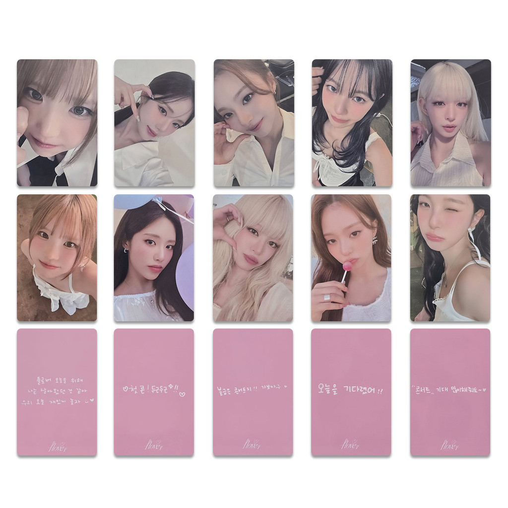 5 ชิ้น ais_9 ตอนนี้ TOMORROW การ์ด Lomo จากอัลบั้ม 20 อันของเรา Lee Sae Rom Song Ha Young Photocards