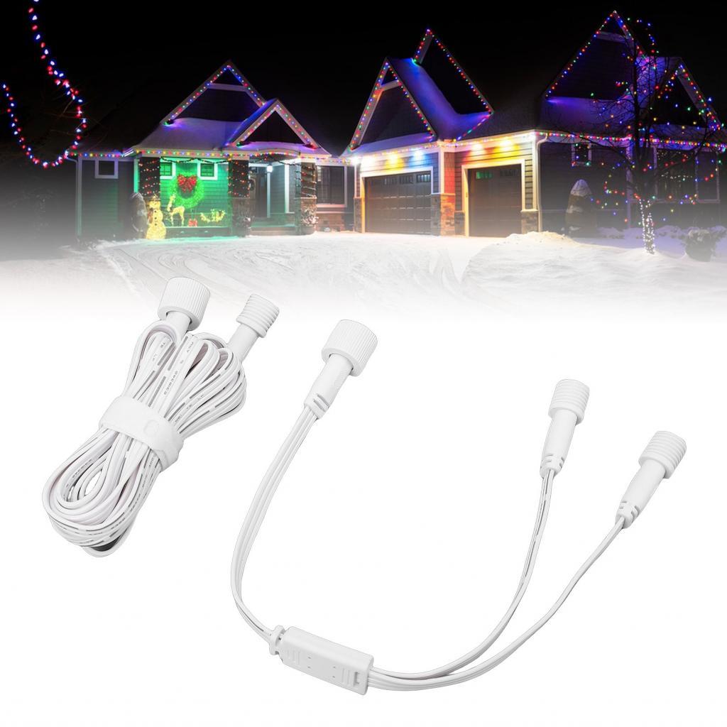 Xstudio-TH 13ft สาย Fit สำหรับ Gove Pro H705C H706A H706C กลางแจ้ง IP68 กันน้ำสายไฟ 1ft Y Splitter