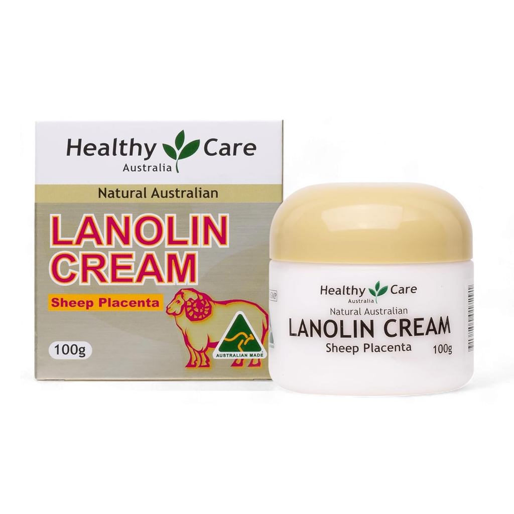 Lanolin Cream with Sheep Placenta 100gm by Healthy Care Australia