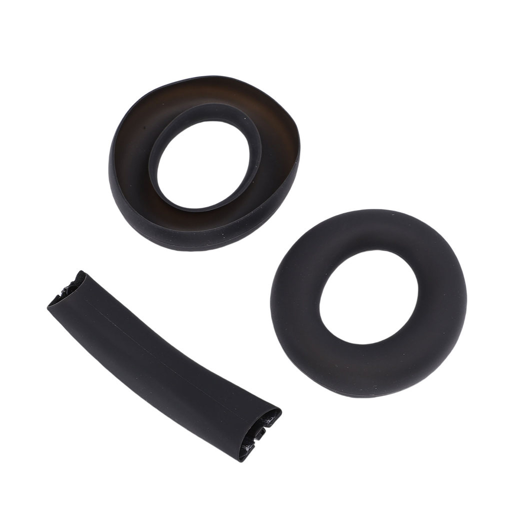 สนุก ~ แผ่นรองหูฟังเบาะและแถบคาดศีรษะ Fit สําหรับ Soundcore โดย Anker Space Q45 Q35 Q30 ชุดหูฟังซิลิ